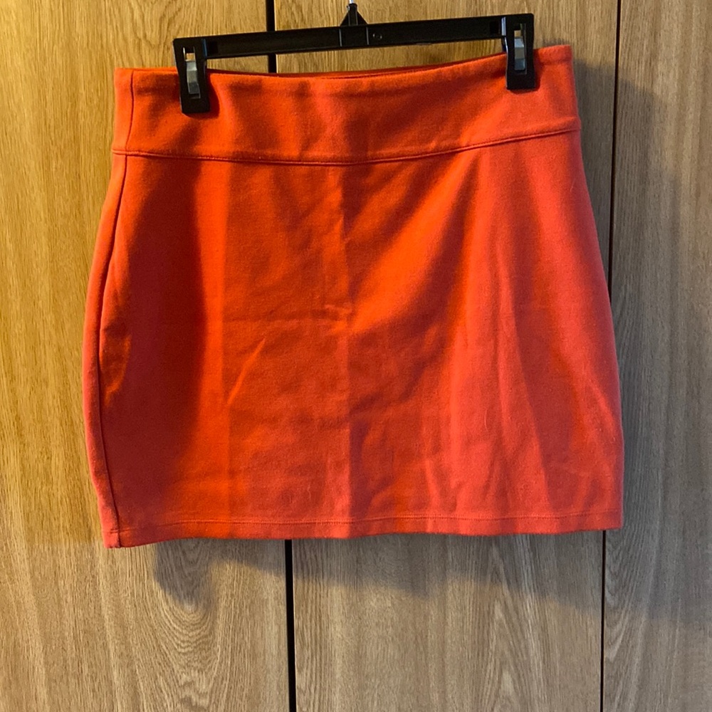 Orange mini skirt bought from Urban Outfitters
